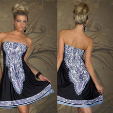 Women Dress Wrapped ChWaist Dress Bohemian Casual J4U66