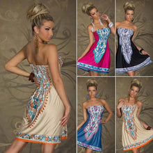Women Dress Wrapped ChWaist Dress Bohemian Casual J4U66