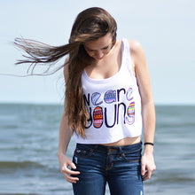 Casual Women Cartoon Crop T-Shirt Emoji Tank Top VBlouse Sleeveless J4U66