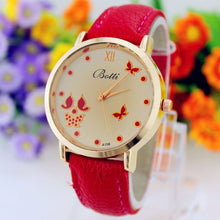 Luxury Elegant Women's Watch Stainless steel Leather Brand Wristwatch Fashion Ladies Dress Watch  J4U66