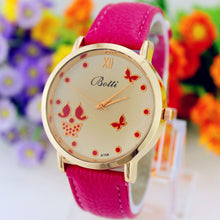 Luxury Elegant Women's Watch Stainless steel Leather Brand Wristwatch Fashion Ladies Dress Watch  J4U66