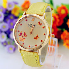 Luxury Elegant Women's Watch Stainless steel Leather Brand Wristwatch Fashion Ladies Dress Watch  J4U66