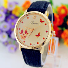 Luxury Elegant Women's Watch Stainless steel Leather Brand Wristwatch Fashion Ladies Dress Watch  J4U66