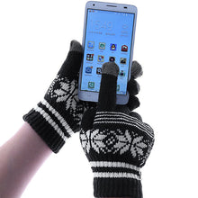 Fashion Women Screen Knit Cotton Warm Gloves  J4U66