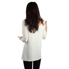 Sexy Women Long Sleeve V Neck Shirt Top Wing Front Top Shirt J4U66