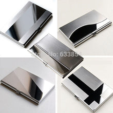 Stainless Steel Silver Aluminium Business ID Credit Card Holder Case Cover J4U66