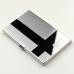 Stainless Steel Silver Aluminium Business ID Credit Card Holder Case Cover J4U66