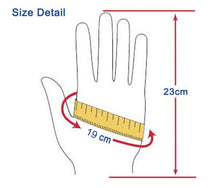 Women Girl Luxurious PU Leather Super Warm Gloves Cashmere Bow J4U66