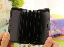 Fashion Business passport Credit ID Card Holder Box Metal Stainless Steel Pocket Box Case men's Wallets J4U66