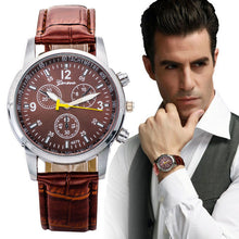 watches men luxury brand men watch relogio wristwatches Fashion men's leather strap quartz watch  J4U66