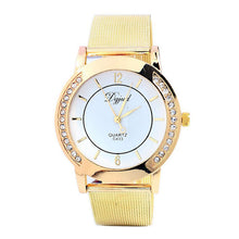 Classic Women's Fashion Numeral Quartz Wrist Watch Dress Watch Gold J4U66