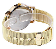 Classic Women's Fashion Numeral Quartz Wrist Watch Dress Watch Gold J4U66