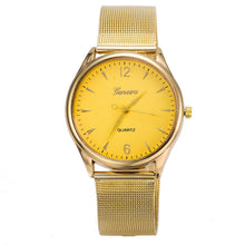 Gold watch Full stainless steel woman fashion dress watches men brand quartz watch qualityship J4U66