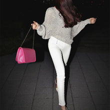 Lady Zip Pencil Pants High Waisted Slim Stretch Leggings Trousers Pants J4U66