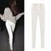 Lady Zip Pencil Pants High Waisted Slim Stretch Leggings Trousers Pants J4U66