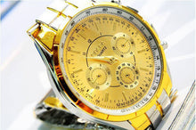 Luxury Men Roman Numerals Watches Metal Analog Quartz Fashion Wrist Watch J4U66