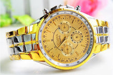 Luxury Men Roman Numerals Watches Metal Analog Quartz Fashion Wrist Watch J4U66