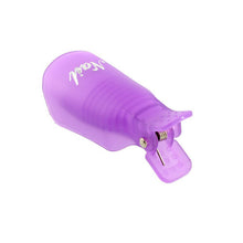 10pc Plastic Nail Art Soak Off Cap Clip UV Gel Polish Remover Wrap Tool J4U66