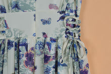 EuropeanSexy Women butterfly Print Long Chiffon Beach Dresses Big size XXXL J4U66