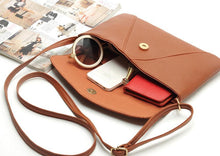 Womens Cross Body Shoulder Bags Girls Vintage Envelope Leather Satchel Messenger Handbags s J4U66