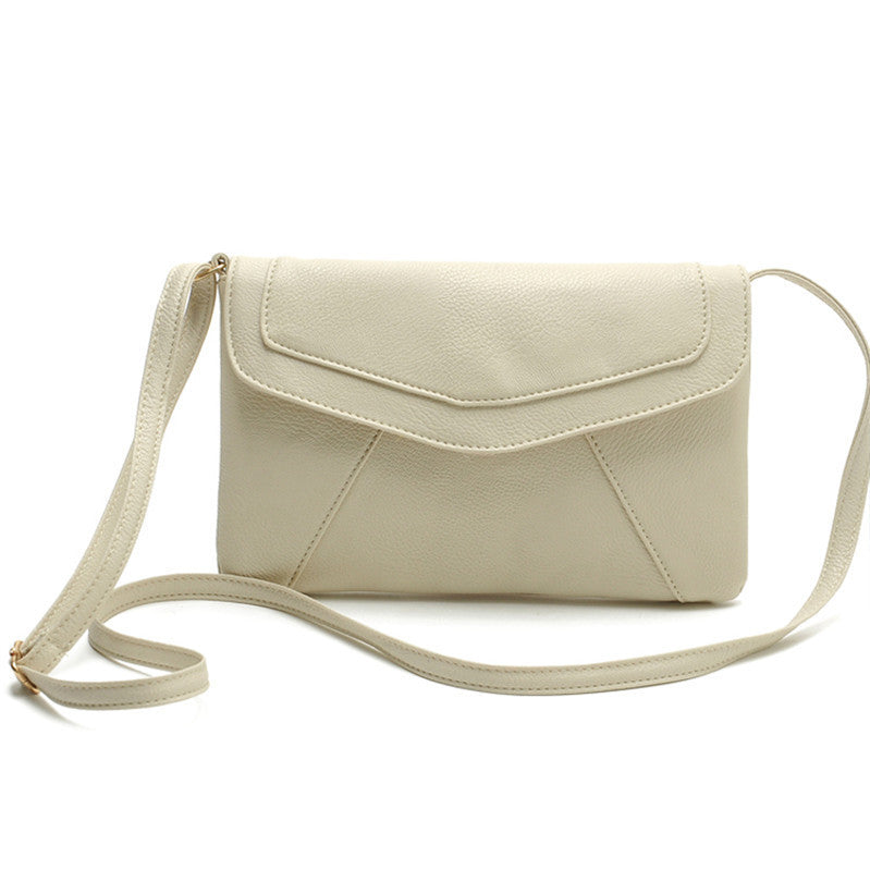 Womens Cross Body Shoulder Bags Girls Vintage Envelope Leather Satchel Messenger Handbags s J4U66