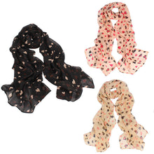 Love Heart Soft Long Shawl Scarf Wrap Stole For Womens Girls 160CM X 48CM J4U66