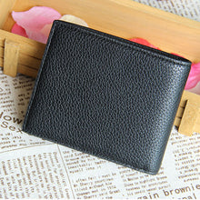 Men's Boy's Classic Simple Bifold Leather Wallet Pockets Credit/ID Cards Holder Money Purse Shipping J4U66