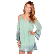 Sexy Women Long Sleeve Casual Casual Chiffon Short Dress Size Plus XS S M L XL XXL J4U66