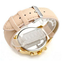 Women's Fashion Roman Numerals Faux Leather Analog Quartz Wrist Watch J4U66