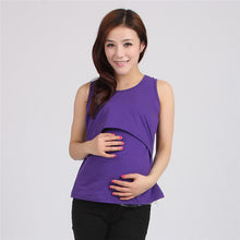 Pregnant Maternity Clothes Nursing Tops Breastfeeding VT-Shirt J4U66