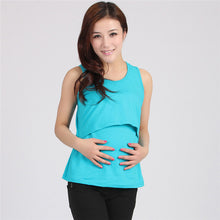 Pregnant Maternity Clothes Nursing Tops Breastfeeding VT-Shirt J4U66