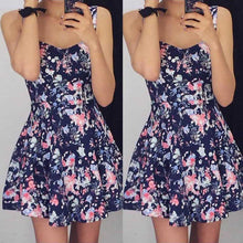 Sexy Women Sleeveless Casual Party Short Mini Dress J4U66