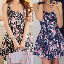 Sexy Women Sleeveless Casual Party Short Mini Dress J4U66