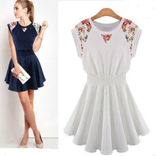 Dress SexyWomens Girl Floral Ruffle Women Casual Sleeveless Evening Party Prom Mini Dress Plus Size J4U66
