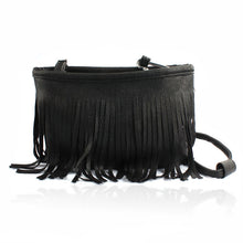 Tassel Shoulder Messenger Clutch Baguette Handbag women Satchel J4U66