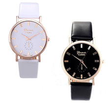 Womens Lady Fashion Roman Leather Band Analog Quartz Wrist Watch Relogio Feminino & s J4U66