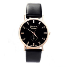 Womens Lady Fashion Roman Leather Band Analog Quartz Wrist Watch Relogio Feminino & s J4U66