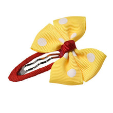 bow dot children kids baby girls hair accessories clip hairpins barrettes headwear flowerBoutique J4U66
