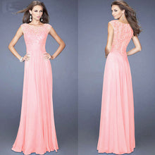 vestidoWomen Formal Long Lace Prom Bridesmaid Wedding Maxi Dress and blue J4U66