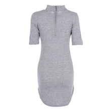 sexy bandage bodycon dress short sleeve women evening party back zipper dresses mini free style ladies cloth J4U66