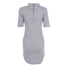 Sexy Bandage Bodycon Dress Short Sleeve Evening Party Back Zipper Dresseini Free Style Ladies Cloth J4U66
