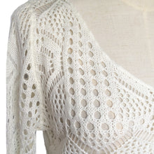 sexy club dress women sexy hollow out white lace dress round neck boho beach dresses lace vestidos J4U66