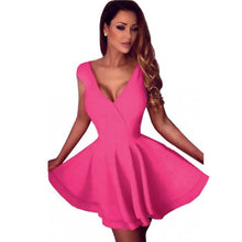 sexy club dress v neck sleeveless women dress zipper backless party mini dresses plus size vestidos J4U66