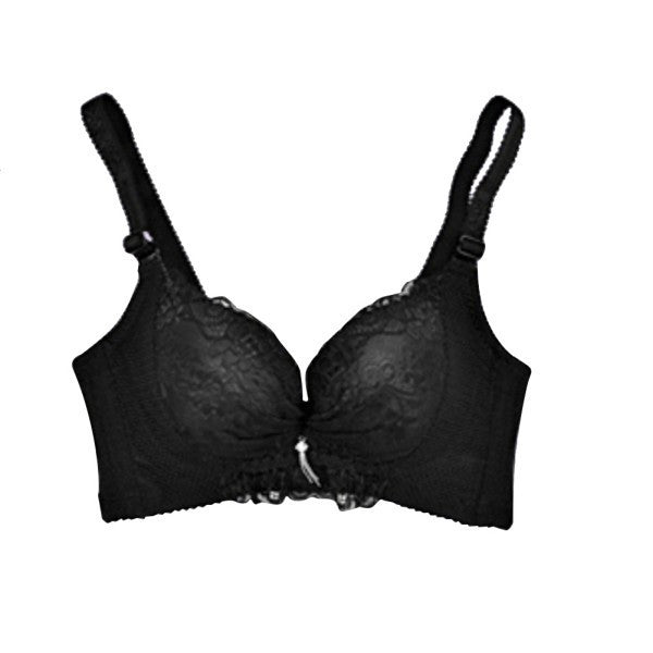 Sexy Ladies Embroidered Side Support Push Up Bra Plunge Underwired Bra for PY16 J4U66
