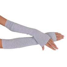 Sexy Lady Women Arm Long Half Fingerless Gloves Sleevelets Knitted Mittens Glove 13 Colors PY6 J4U66