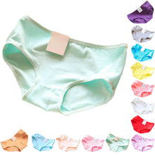 Sexy Lady Women Soft Cotton Underwear Briefs Panties Knickers Lingerie Candy Color J4U66