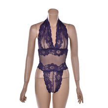 Sexy Lingerie Lace Bodysuits Sleepwear Pajamas Erotic UniformWomen's Underwear Conjoined Dress Leotard Intimates With G-string J4U66