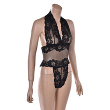 Sexy Lingerie Lace Bodysuits Sleepwear Pajamas Erotic UniformWomen's Underwear Conjoined Dress Leotard Intimates With G-string J4U66