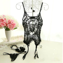 sexy lingerie women lace corset dress handcuff thongs sleepwear erotic lingerie m xxxl J4U66