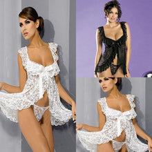 Sexy Lingerie Lace Nightwear Underwear Sleepwear Babydoll G-String NightgownJFY66